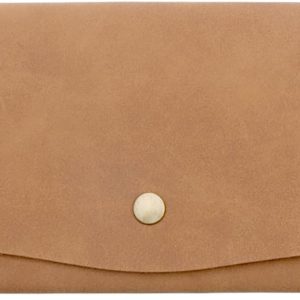 Cash Envelope Wallet Brown Budget Money Dollar Bill Receipt Coupon Holder Credit Card Organizer for Women and Men (Brown)