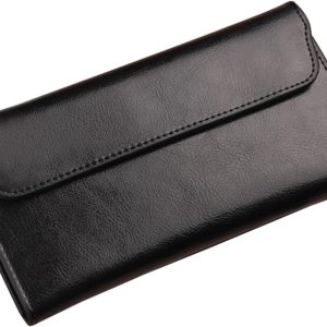 Retro Leather Envelope Women's Phone Card Holder Wallet, Thin Large Capacity Multifunctiona Leather Wallet, Clutch Wallet for Mother's Day Thanksgiving Fashion Gift