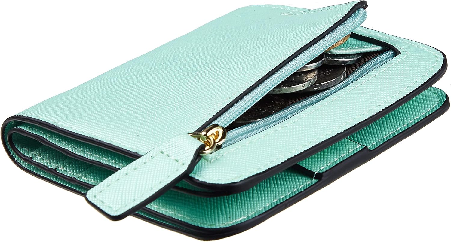 Wallet Women Rfid Blocking Small Compact Bifold Luxury Leather Pocket Wallet Ladies Mini Purse with ID Window