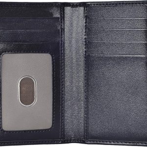 Slim Thin ID/Credit Card Holder RFID Genuine Leather Bifold Front Pocket Wallet